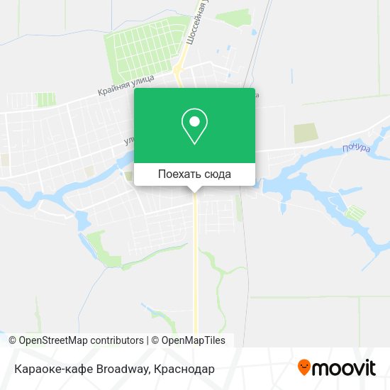 Карта Караоке-кафе Broadway
