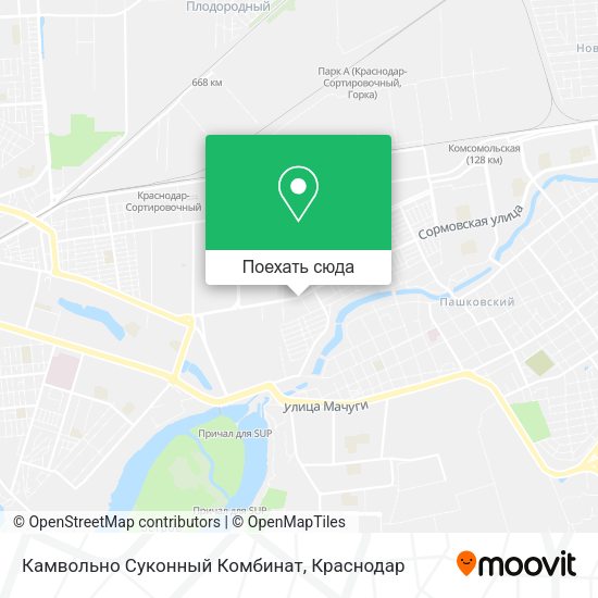 Карта Камвольно Суконный Комбинат