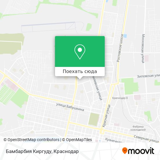 Карта Бамбарбия Киргуду
