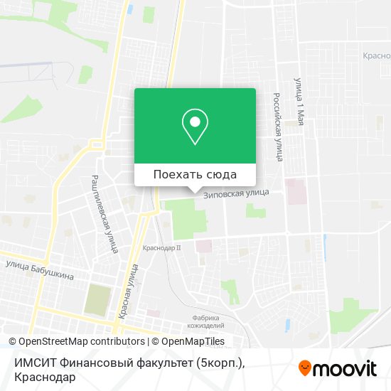 Карта ИМСИТ Финансовый факультет (5корп.)