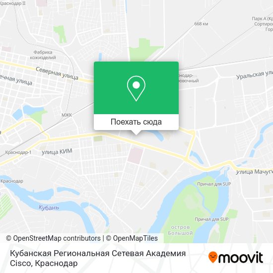 Карта Кубанская Региональная Сетевая Академия Cisco