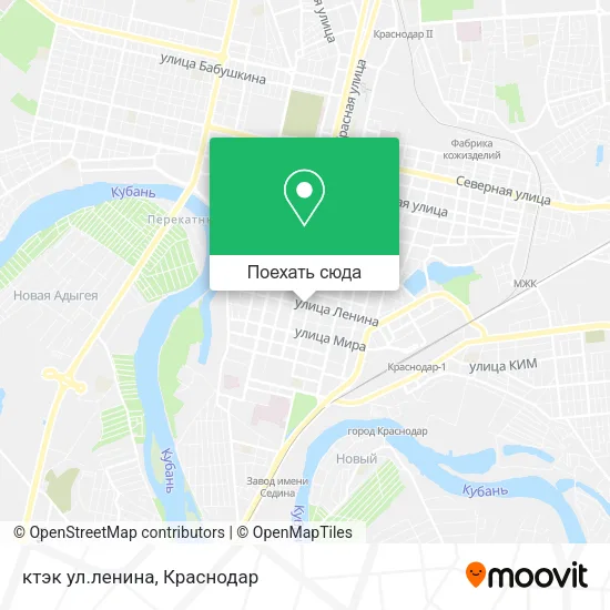 Карта ктэк ул.ленина