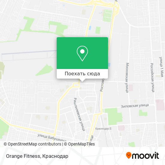 Карта Orange Fitness