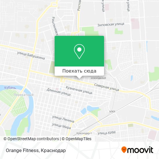 Карта Orange Fitness