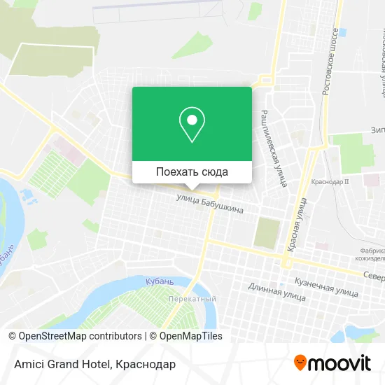 Карта Amici Grand Hotel