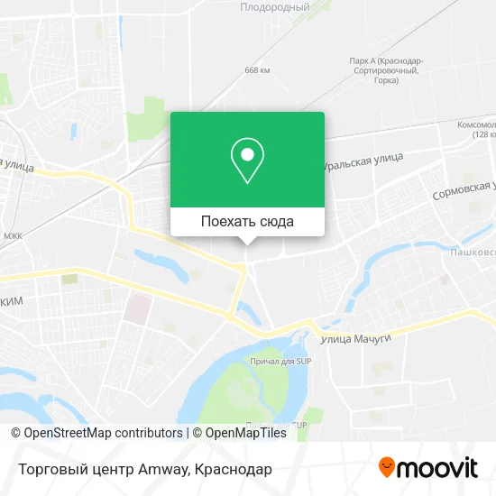 Карта Торговый центр  Amway