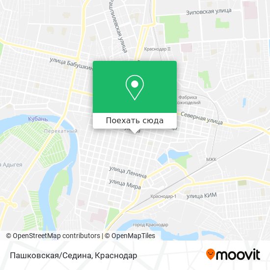 Карта Пашковская/Седина