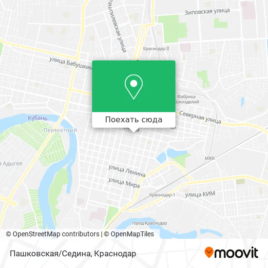 Карта Пашковская/Седина