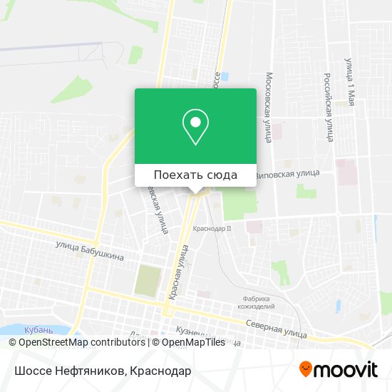 Карта Шоссе Нефтяников