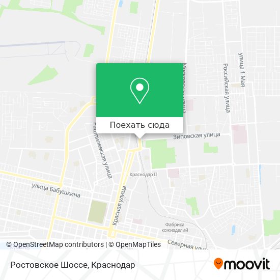Карта Ростовское Шоссе