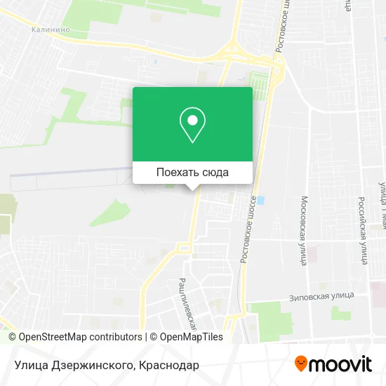 Карта Улица Дзержинского