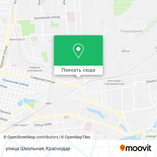 Карта улица Школьная