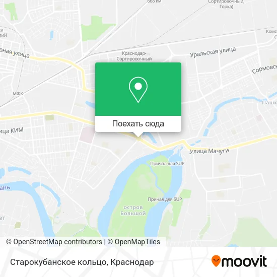 Карта Старокубанское кольцо