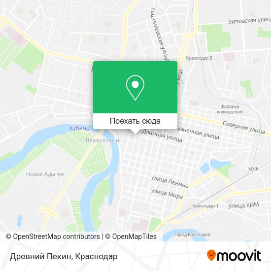Карта Древний Пекин