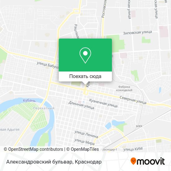 Карта Александровский бульвар