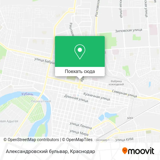 Карта Александровский бульвар