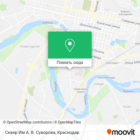 Карта Сквер Им А. В. Суворова