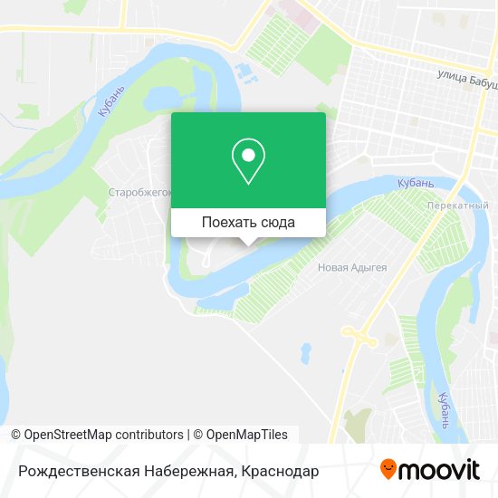 Карта Рождественская Набережная