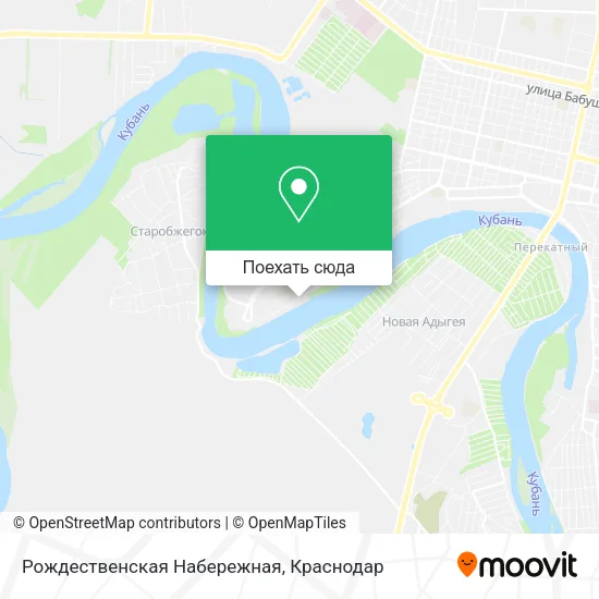 Карта Рождественская Набережная