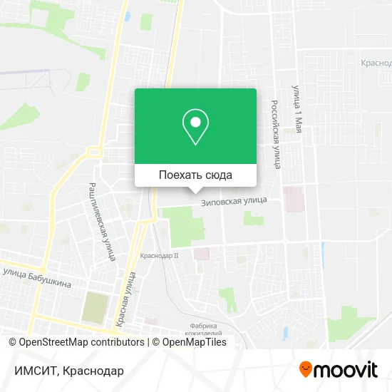 Карта ИМСИТ