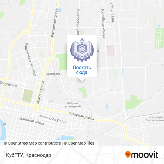 Карта КубГТУ