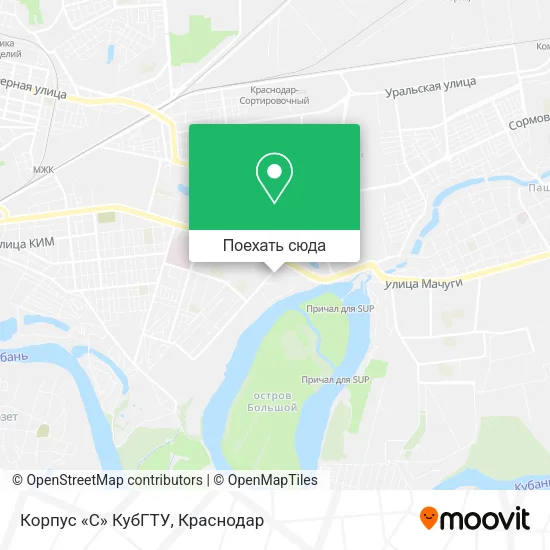 Карта Корпус «С» КубГТУ