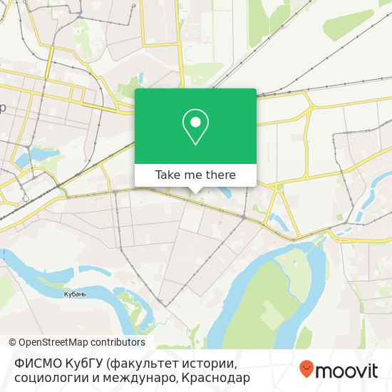 Карта ФИСМО КубГУ