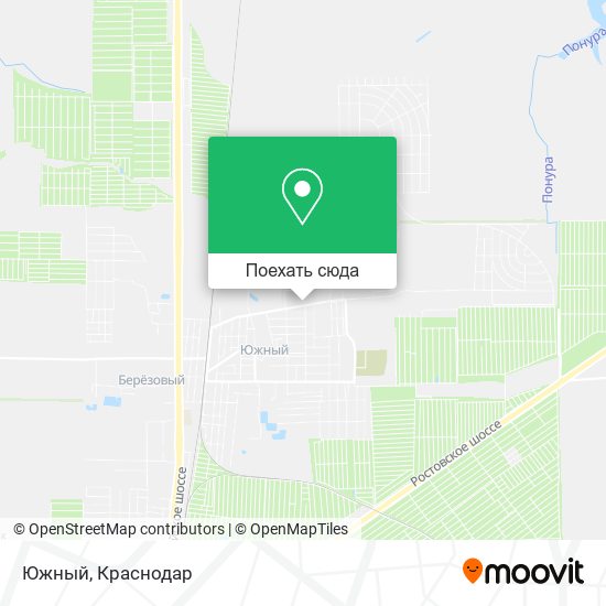 Карта Южный