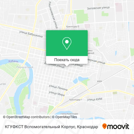 Карта КГУФКСТ Вспомогательный Корпус