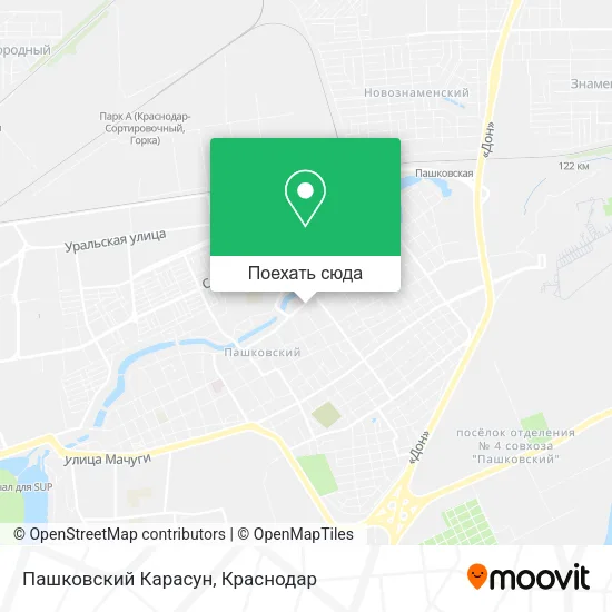 Карта Пашковский Карасун