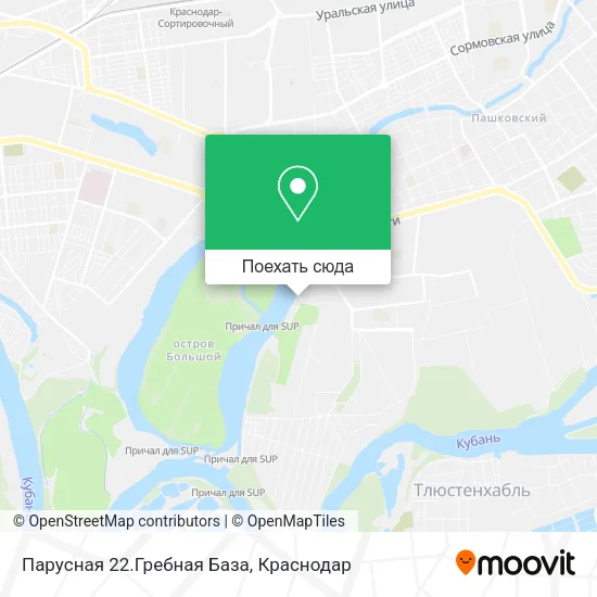 Карта Парусная 22.Гребная База