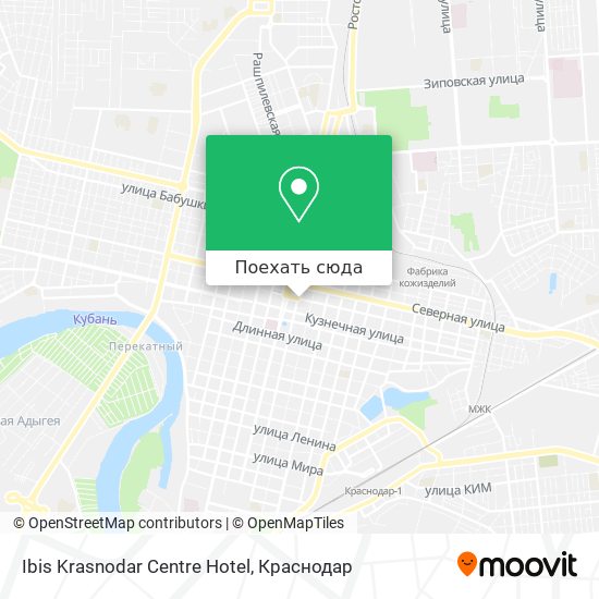 Карта Ibis Krasnodar Centre Hotel