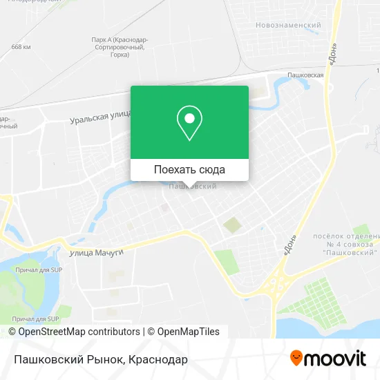 Карта Пашковский Рынок