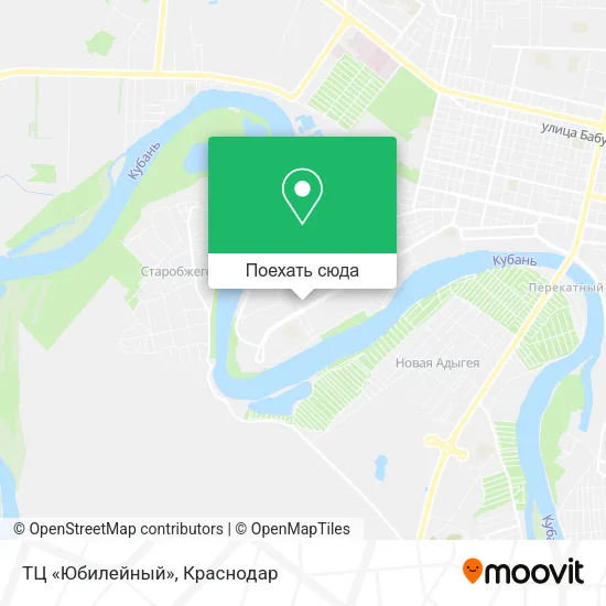 Карта ТЦ «Юбилейный»