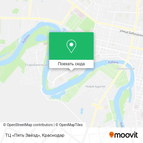 Карта ТЦ «Пять Звёзд»