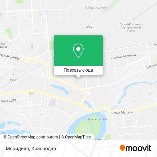 Карта Меридиан