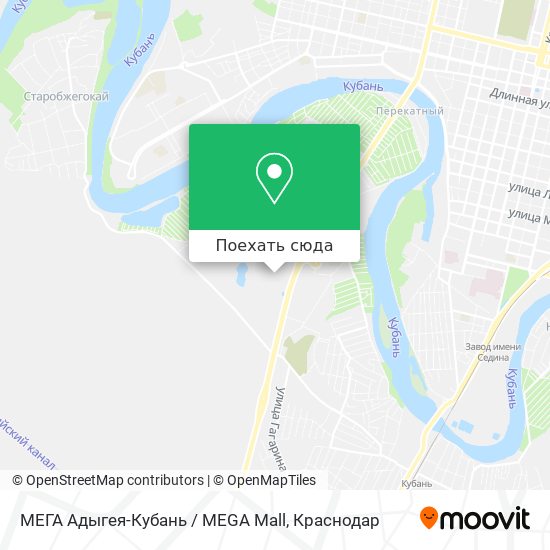 Карта МЕГА Адыгея-Кубань / MEGA Mall