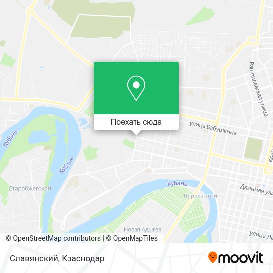 Карта Славянский