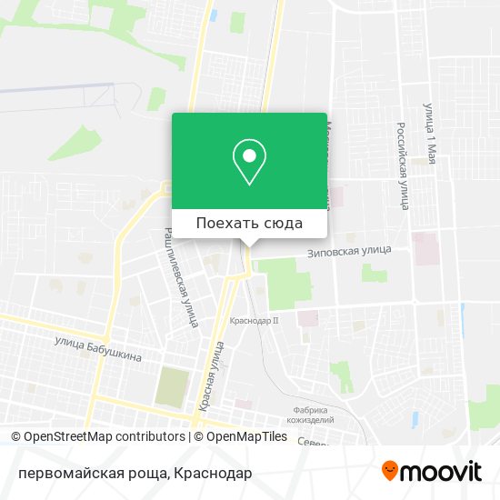 Карта первомайская роща