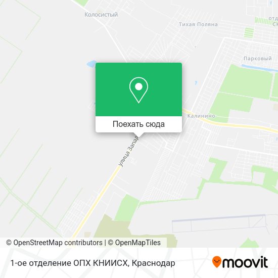 Карта 1-ое отделение ОПХ КНИИСХ