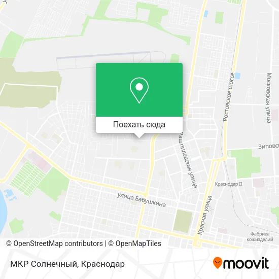 Карта МКР Солнечный