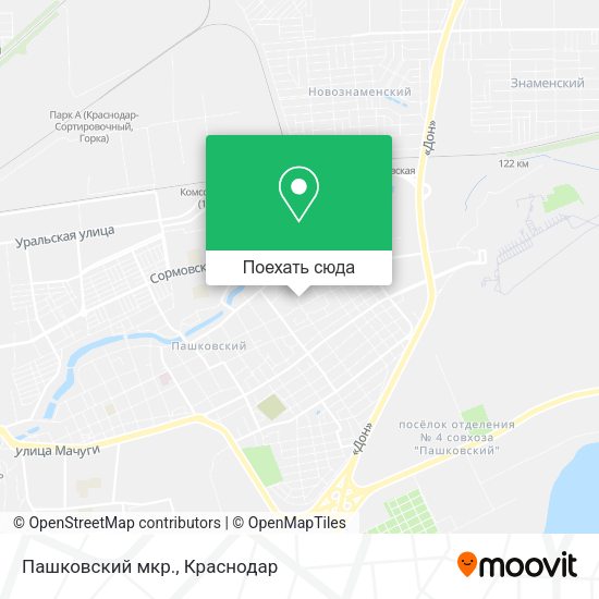 Карта Пашковский  мкр.