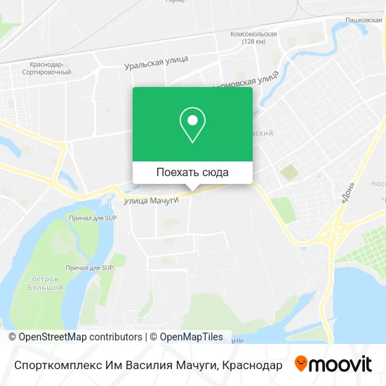 Карта Спорткомплекс Им Василия Мачуги