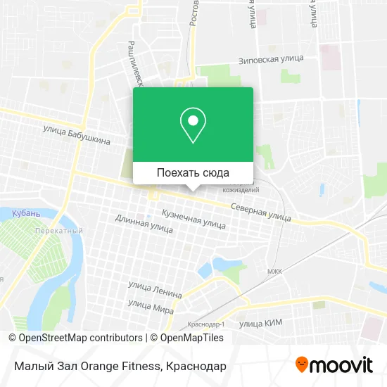Карта Малый Зал Orange Fitness