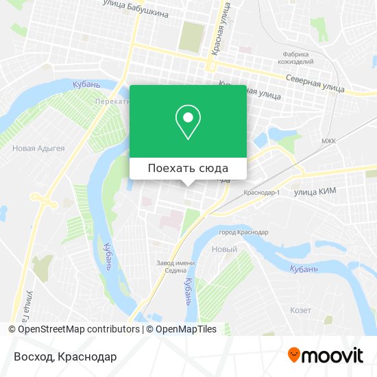 Карта Восход