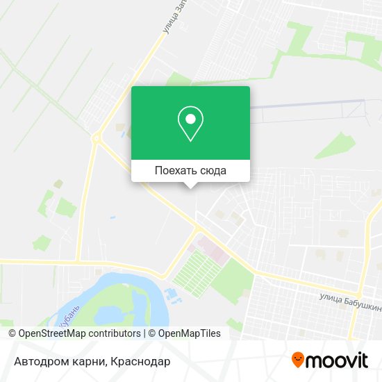 Карта Автодром карни