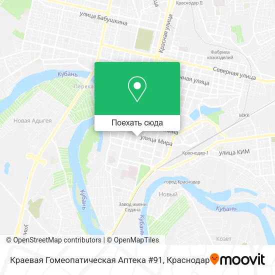 Карта Краевая Гомеопатическая Аптека #91