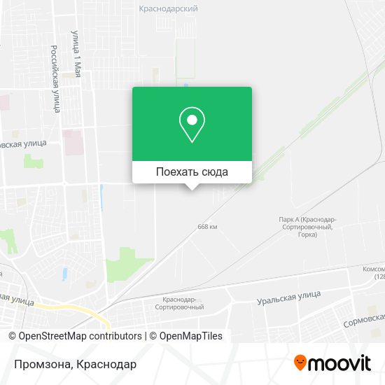 Карта Промзона