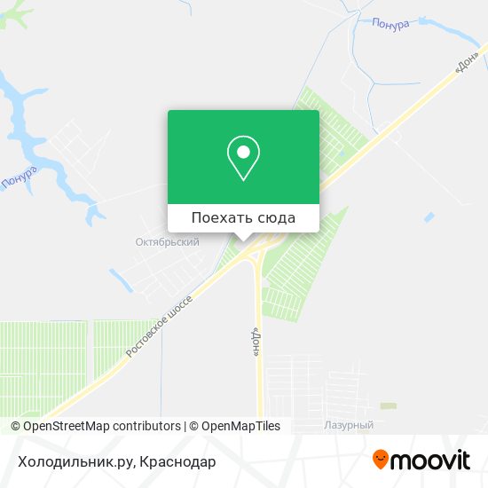 Карта Холодильник.ру