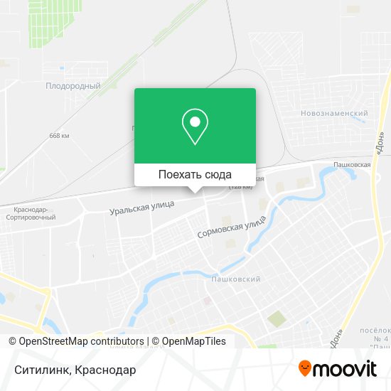 Карта Ситилинк